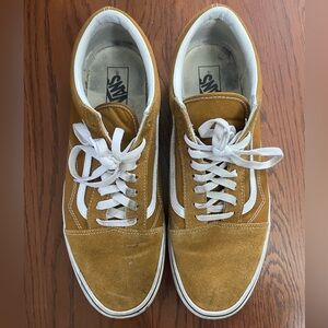 Vans old school yellow gold suede sneakers Men 13 US